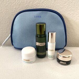 La Mer 5 pc Travel Set Cream Eye Concentrate Treatment Lotion Soft Cream + more